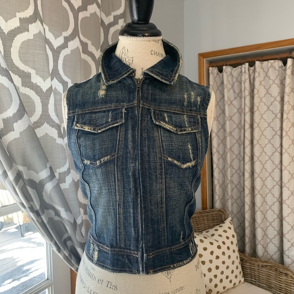 Denim Jean Vest - Picture 7 of 10